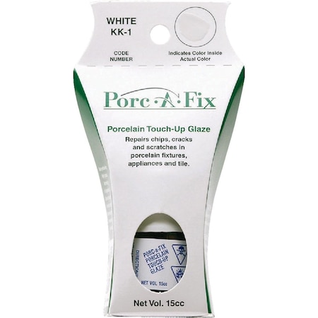 Fixture-Fix Porc-A-Fix Kohler White Porcelain Touch-up Paint, 15cc KK-1